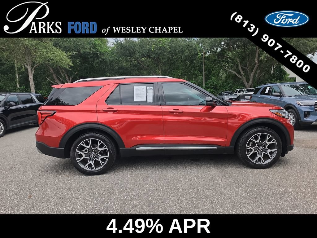 Certified 2025 Ford Explorer Platinum w/ Ultimate Package RWD image 4