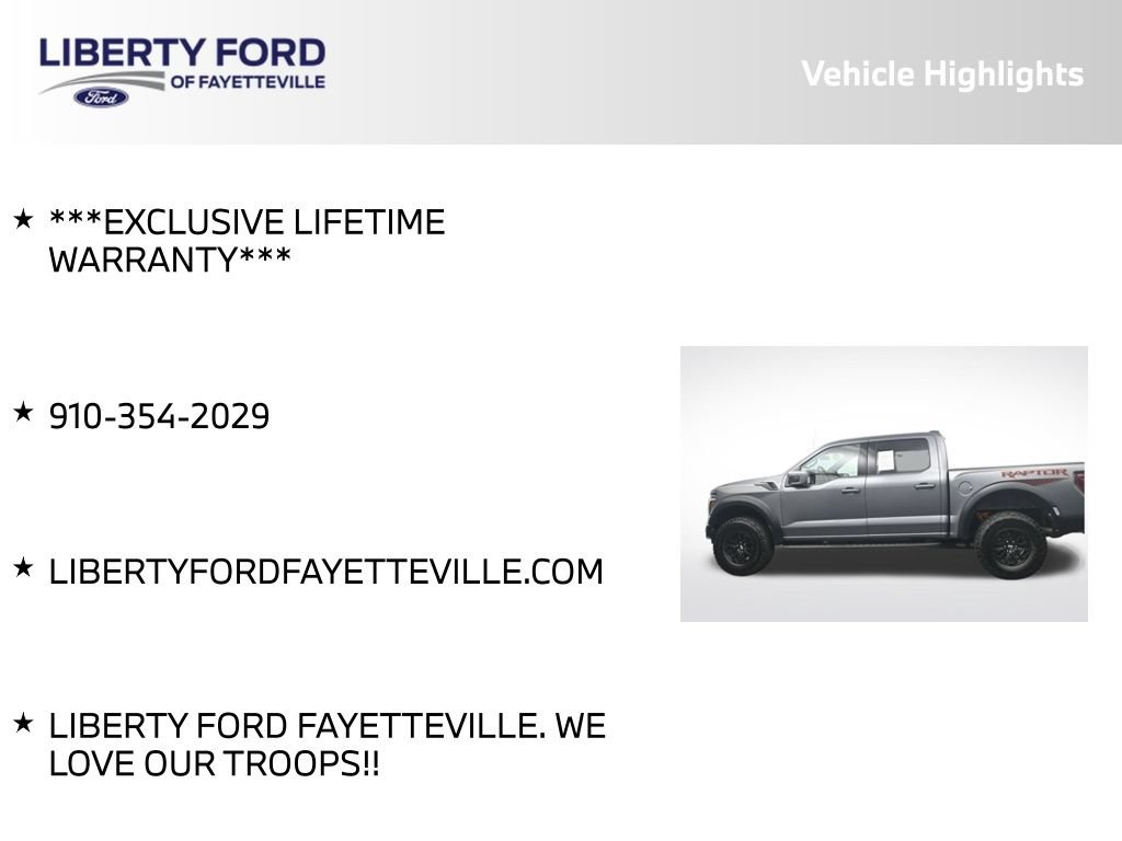 Certified 2025 Ford F150 Raptor AWD/4WD image 5