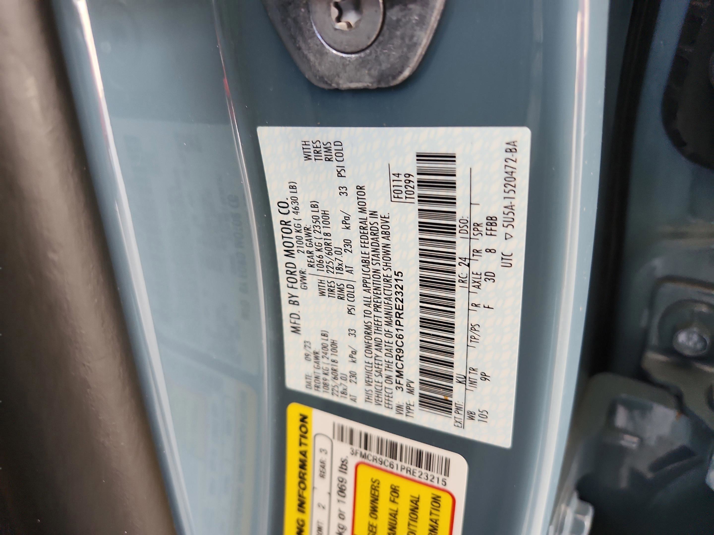 Certified 2023 Ford Bronco Sport Outer Banks w/ Tech Package image 14