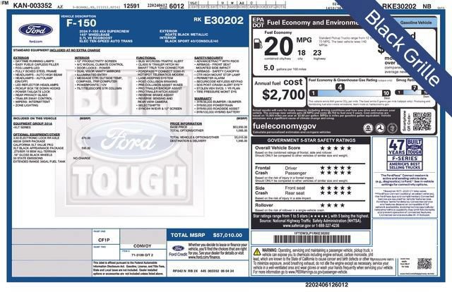 Certified 2024 Ford F150 XLT w/ XLT Black Appearance Package AWD/4WD image 21