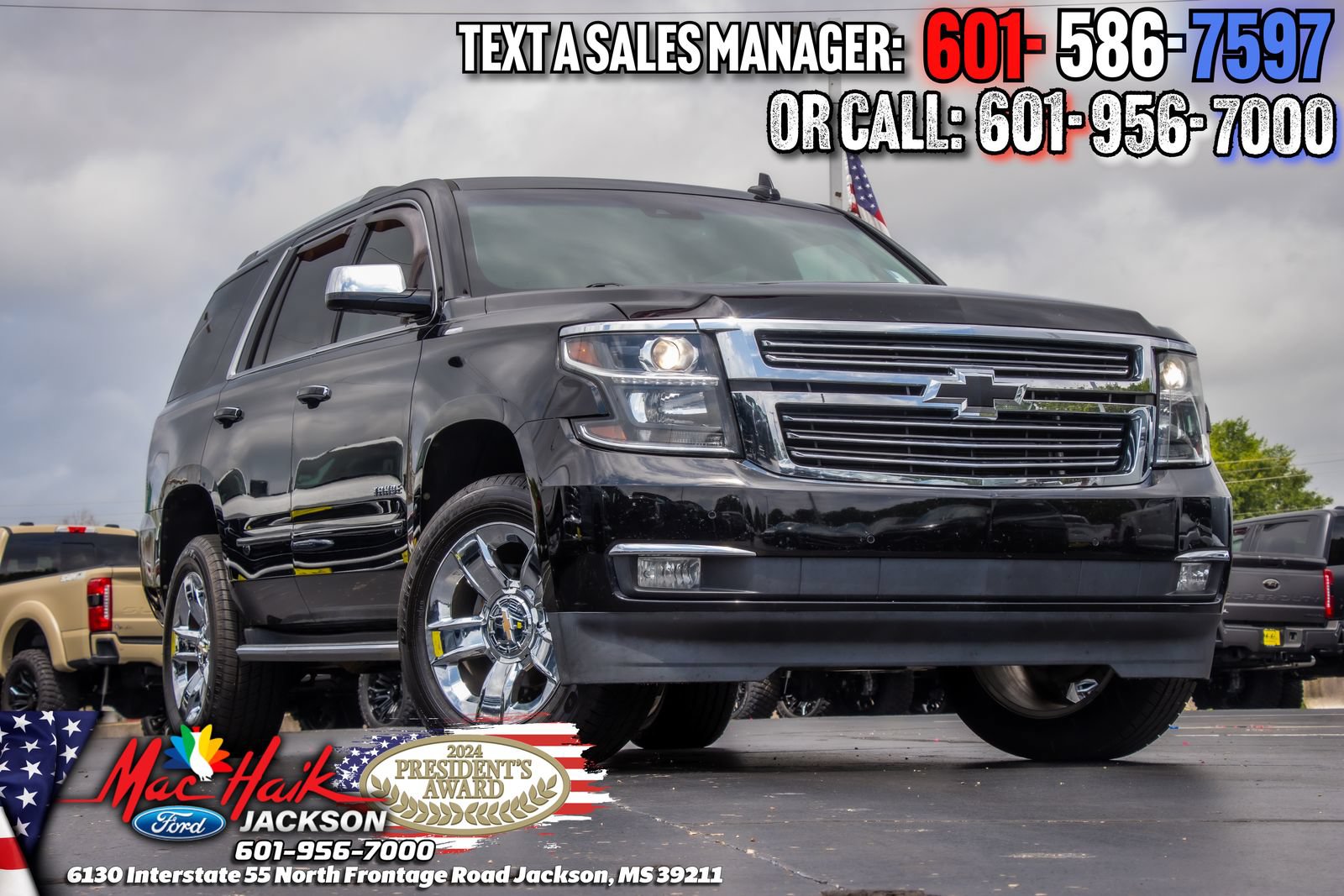 Used 2018 Chevrolet Tahoe Premier w/ Max Trailering Package RWD image 1