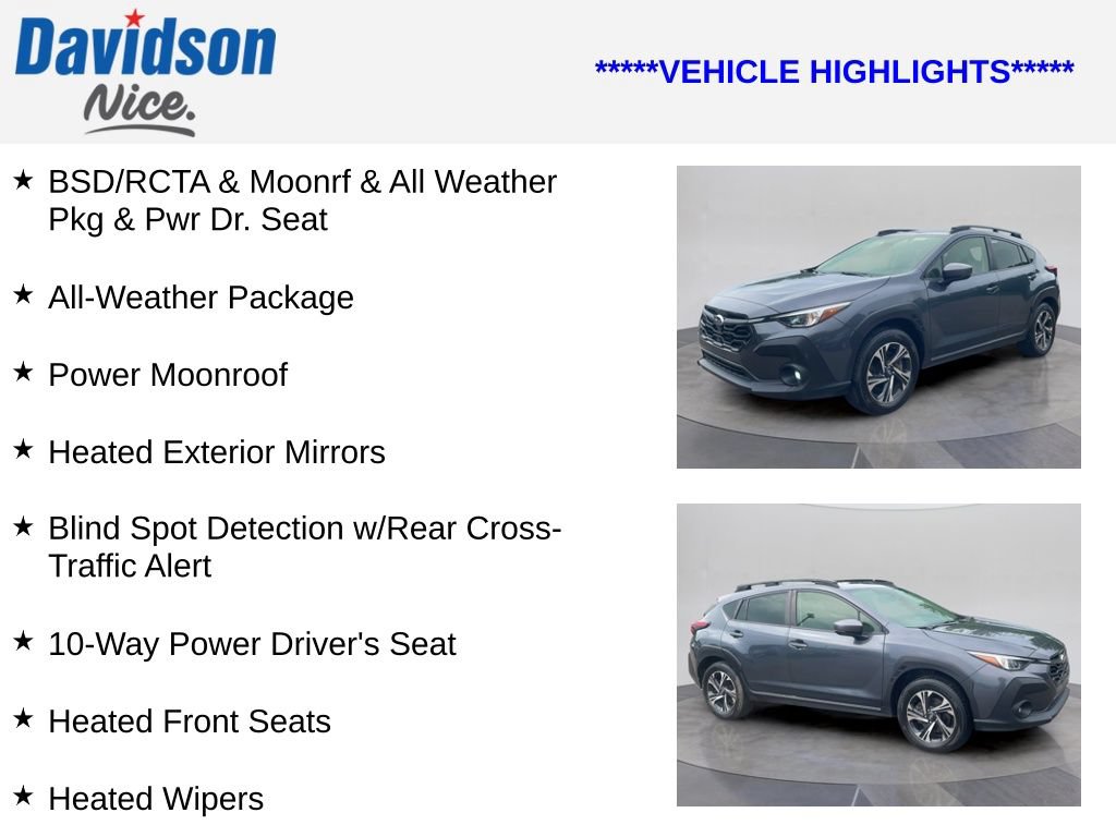 Used 2024 Subaru Crosstrek 2.0i Premium AWD/4WD image 4