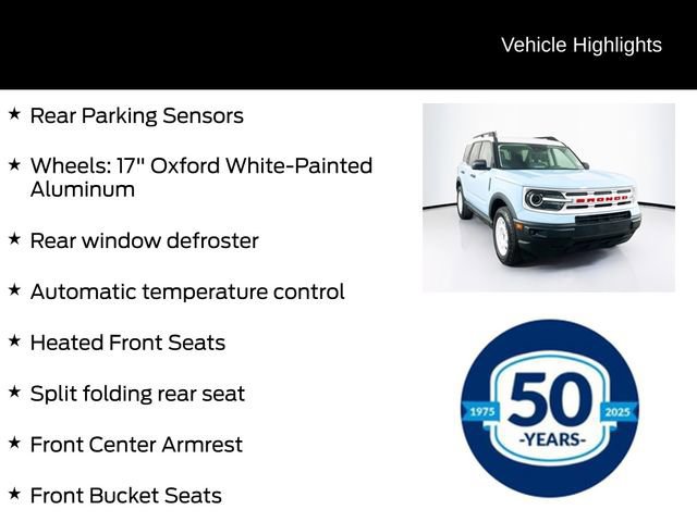 Certified 2023 Ford Bronco Sport Heritage w/ Heritage Convenience Package AWD/4WD image 11