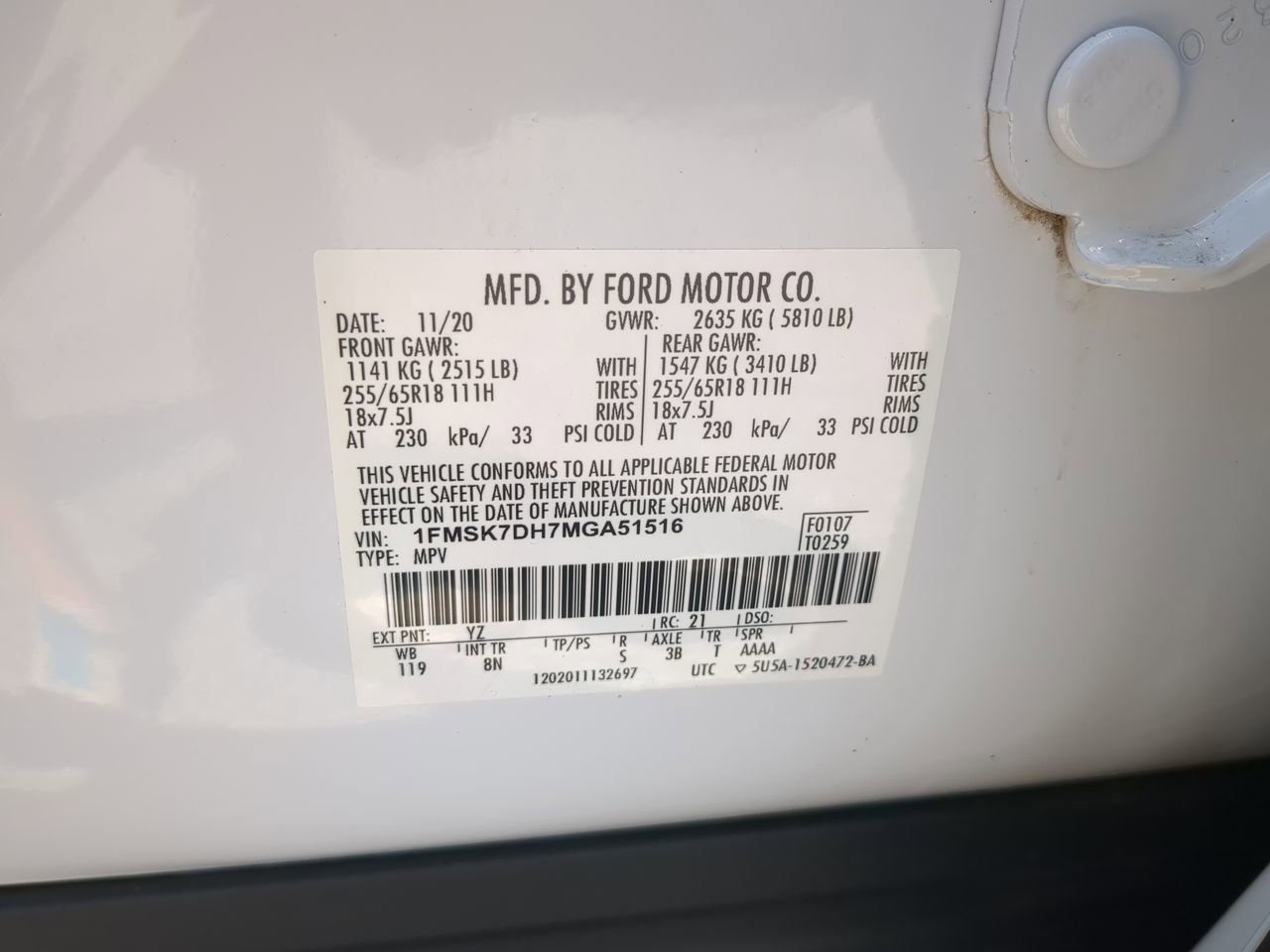 Certified 2021 Ford Explorer XLT RWD image 27