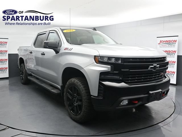 Used 2021 Chevrolet Silverado 1500 LT Trail Boss w/ Bed Protection Package AWD/4WD 360° Tour
