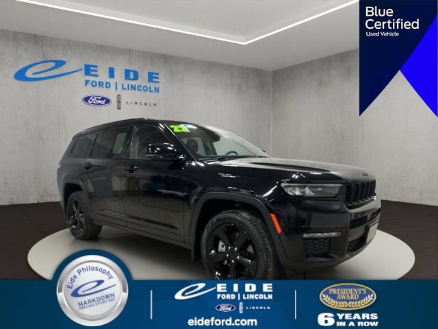 Used 2022 Jeep Grand Cherokee L Limited w/ Black Appearance Package AWD/4WD video 1