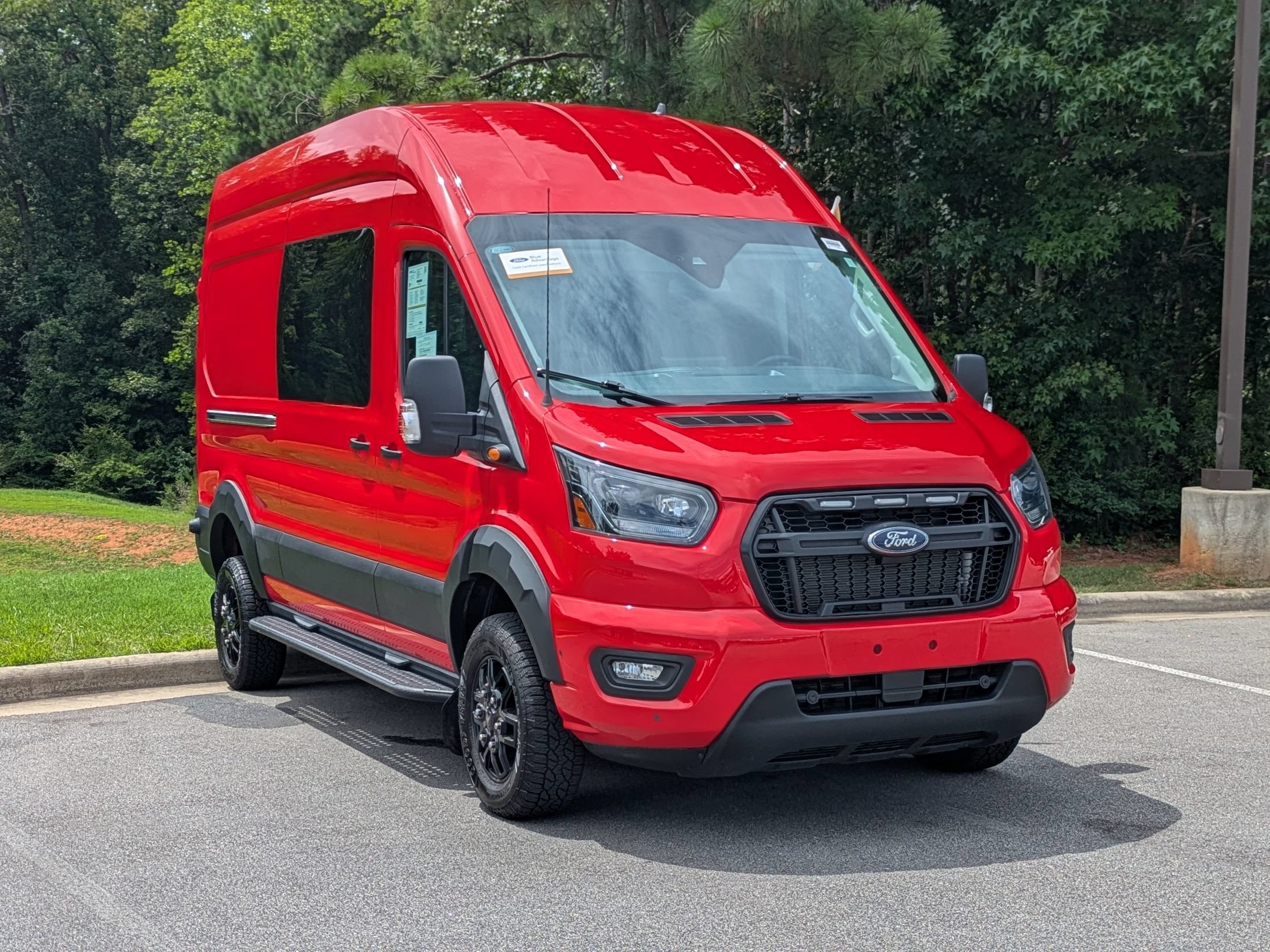Certified 2024 Ford Transit 350 148 High Roof AWD w/ Transit Trail Package image 2