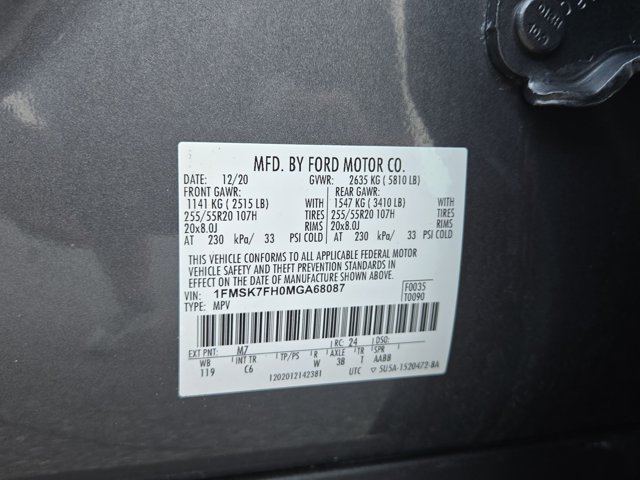 Certified 2021 Ford Explorer Limited w/ Equipment Group 301A RWD image 25