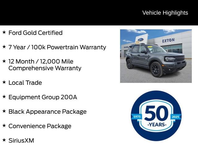 Certified 2025 Ford Bronco Sport Big Bend w/ Convenience Package AWD/4WD image 6