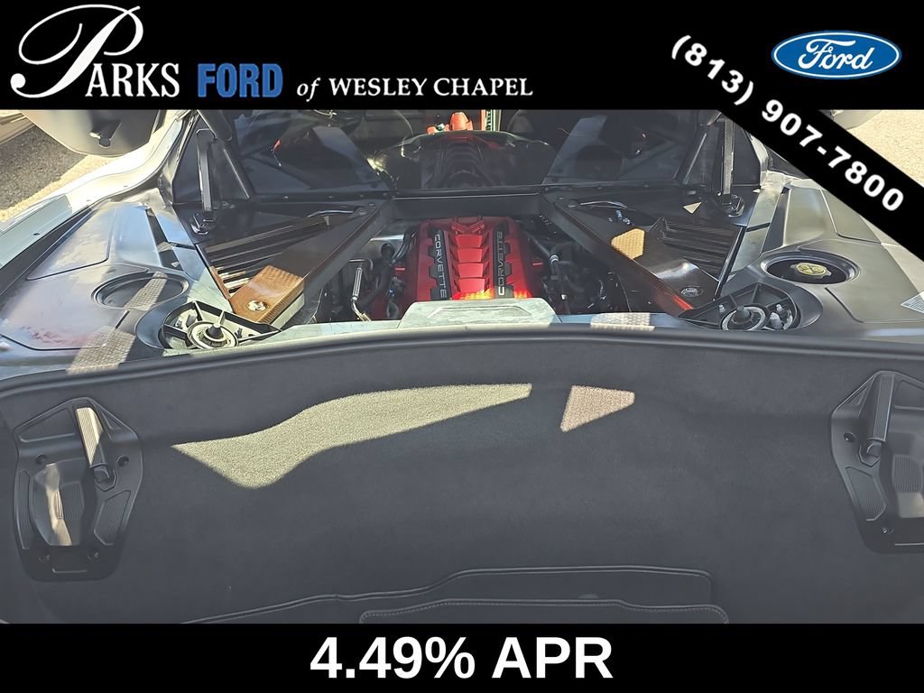 Used 2021 Chevrolet Corvette Stingray Preferred Cpe w/ Engine Appearance Package RWD image 10