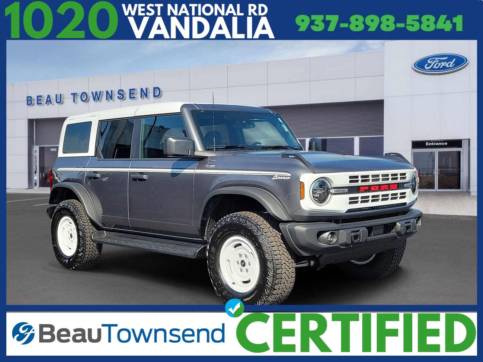 Certified 2025 Ford Bronco Heritage Edition