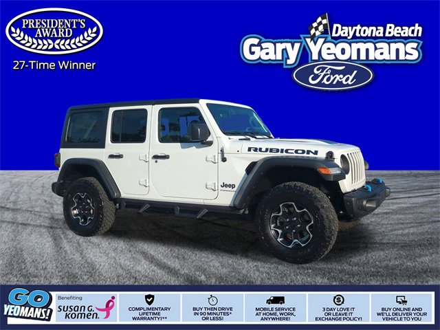 Used 2023 Jeep Wrangler Unlimited Rubicon 4xe w/ Steel Bumper Group