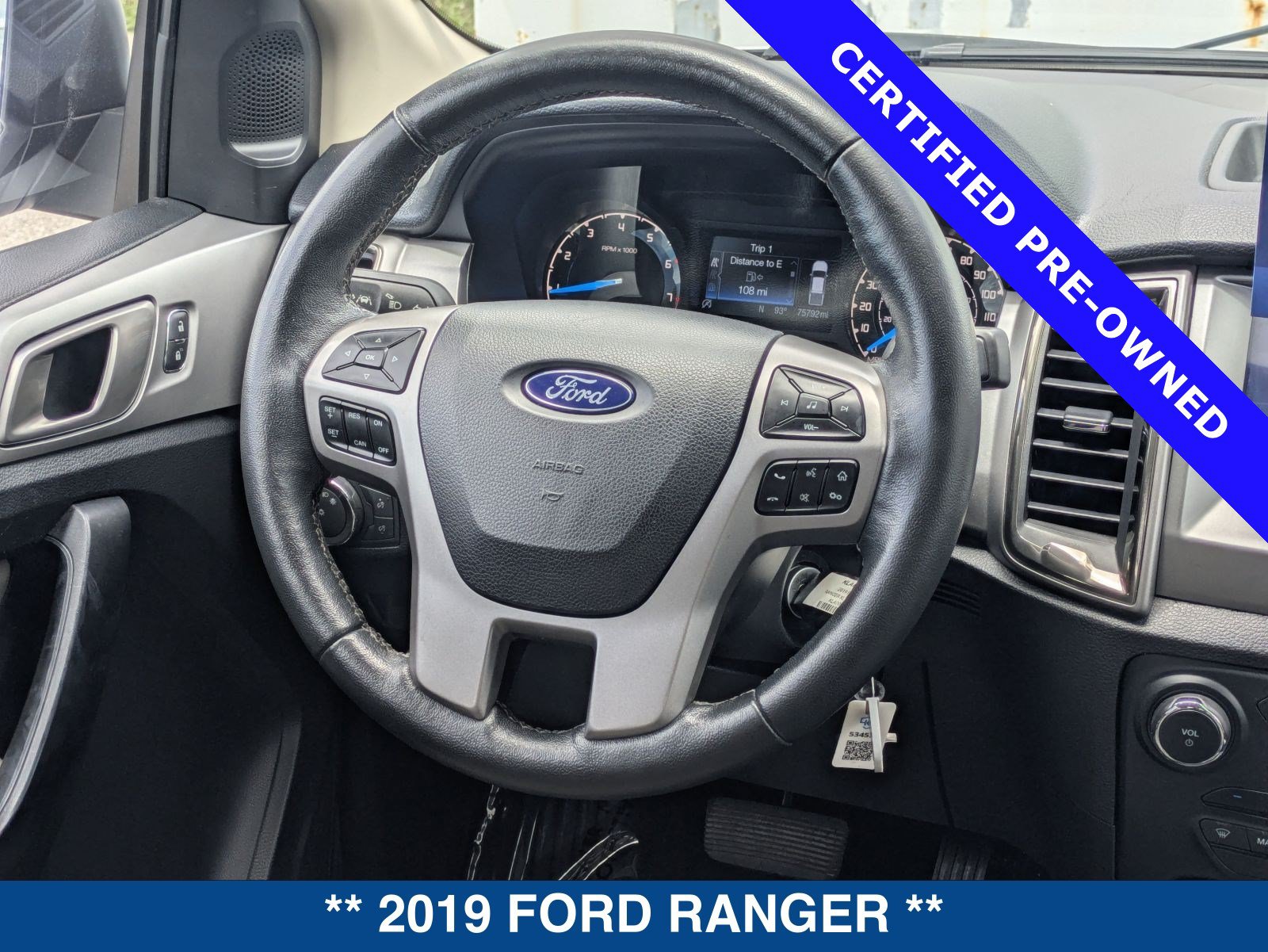 Certified 2019 Ford Ranger XLT w/ Equipment Group 301A Mid RWD image 21