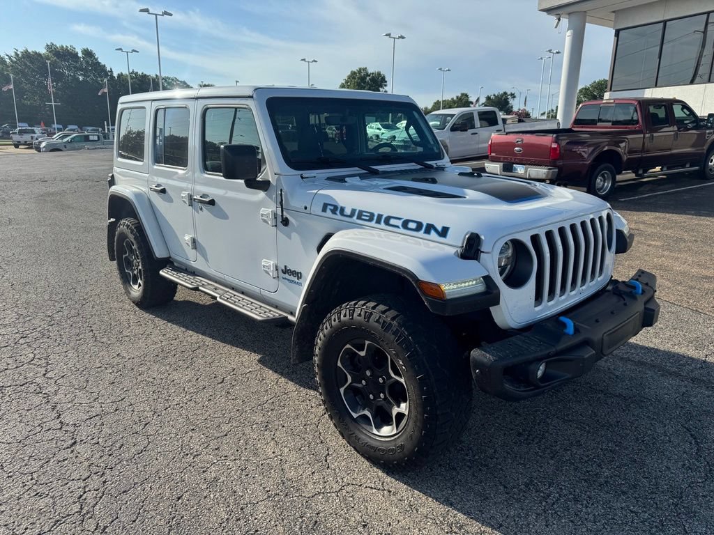 Used 2021 Jeep Wrangler Unlimited Rubicon 4xe w/ Steel Bumper Group AWD/4WD image 1