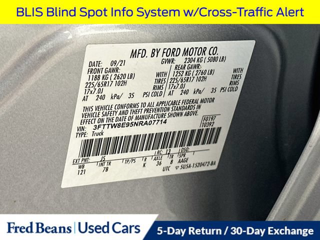 Certified 2022 Ford Maverick XLT FWD image 34