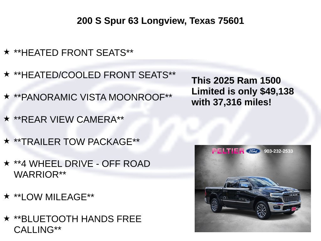 Used 2025 RAM 1500 Limited AWD/4WD image 10