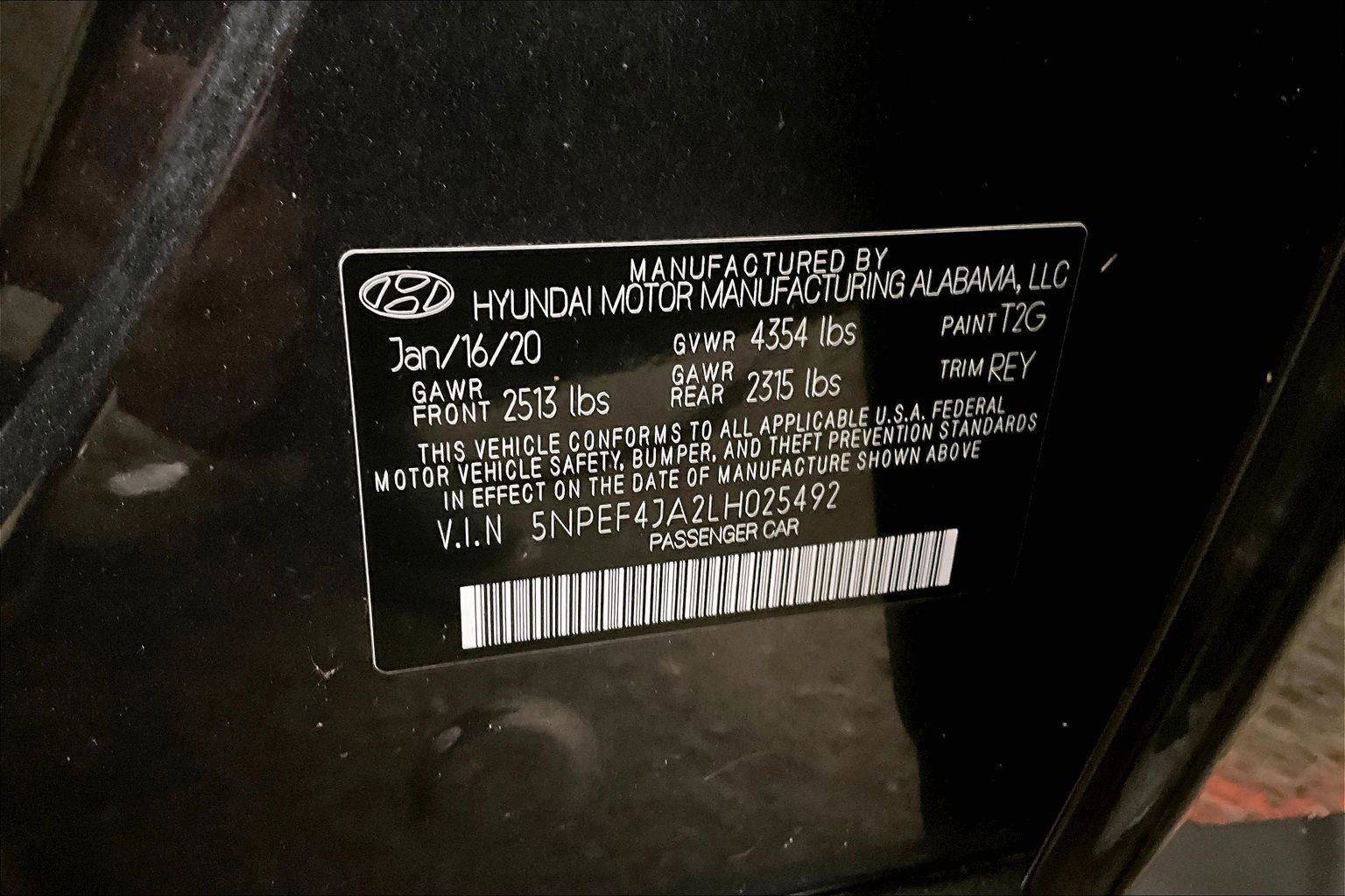 Used 2020 Hyundai Sonata SEL w/ Convenience Package image 32