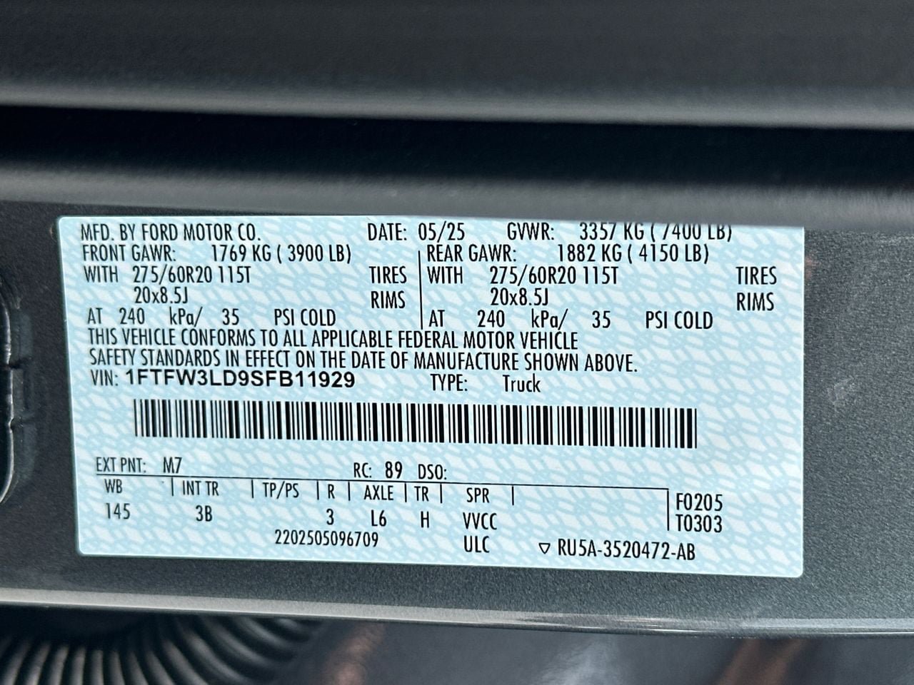 Certified 2025 Ford F150 XLT w/ Equipment Group 303A High AWD/4WD image 36
