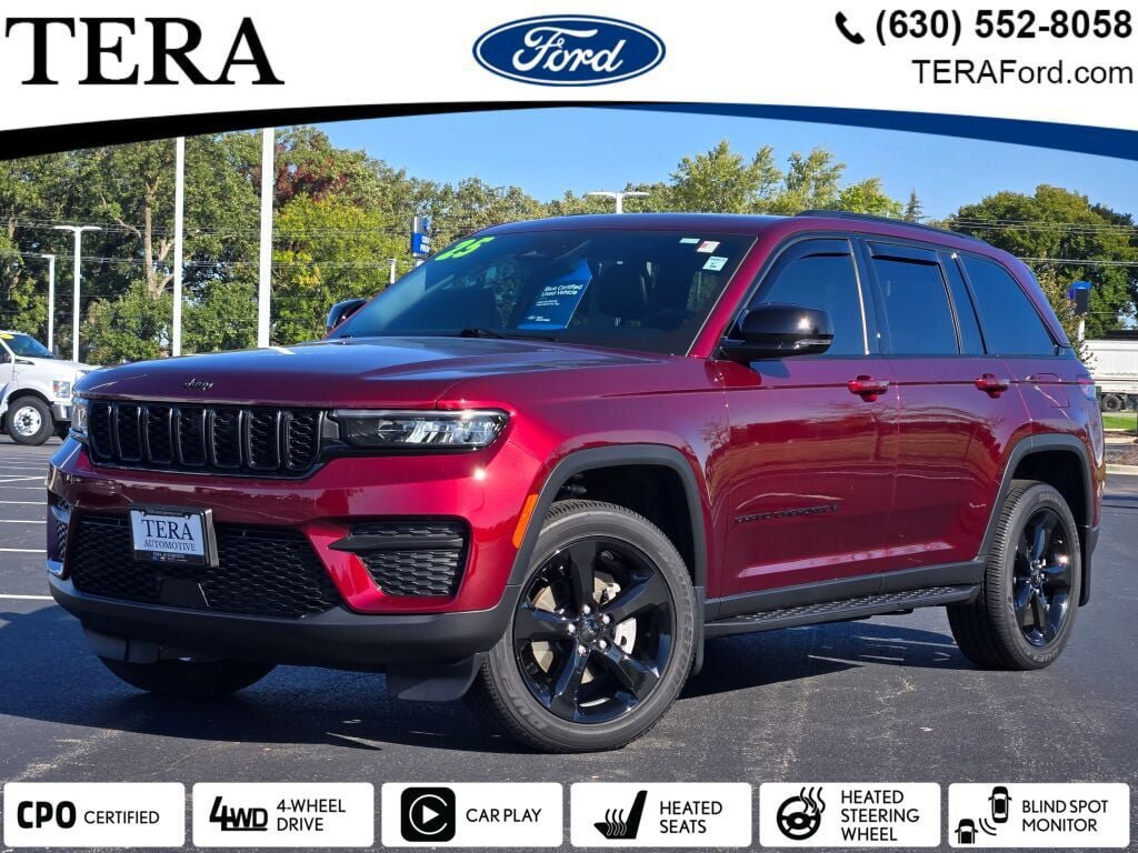 Used 2025 Jeep Grand Cherokee Altitude w/ Trailer Tow Package AWD/4WD 360° Tour