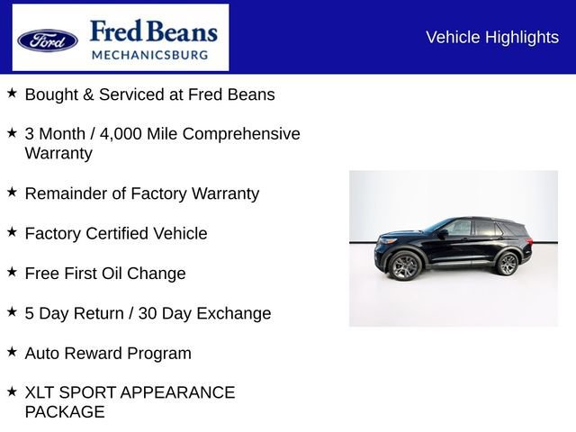 Certified 2023 Ford Explorer XLT w/ Equipment Group 202A image 9