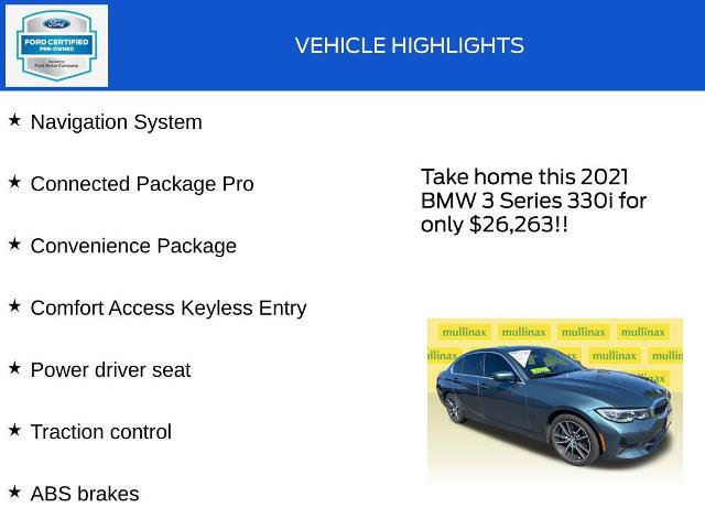 Used 2021 BMW 330i Sedan w/ Convenience Package RWD image 18