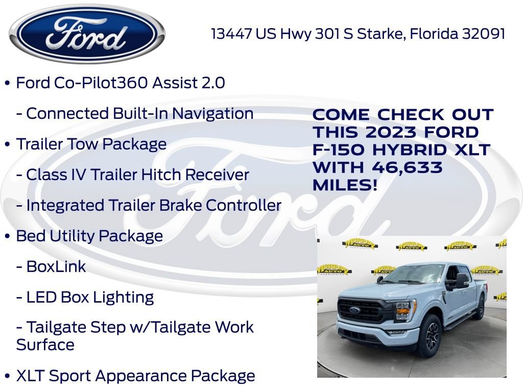 Certified 2023 Ford F150 XLT w/ Equipment Group 302A High AWD/4WD image 32
