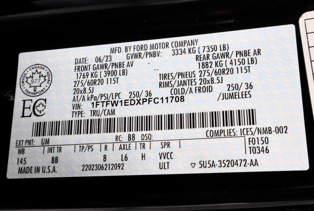 Certified 2023 Ford F150 Platinum image 35