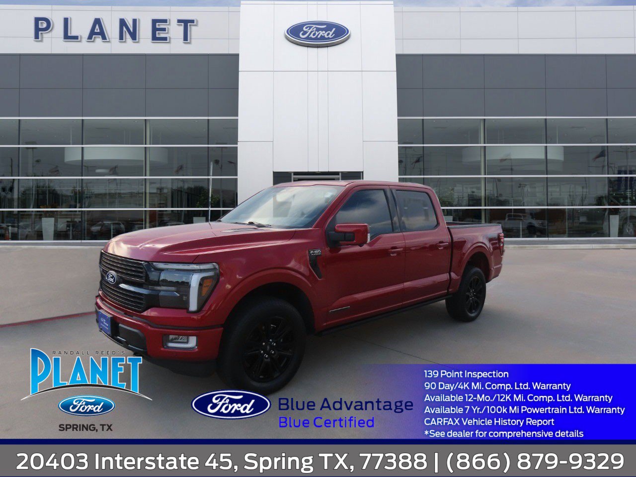 Certified 2025 Ford F150 Platinum w/ Equipment Group 702A High AWD/4WD image 1