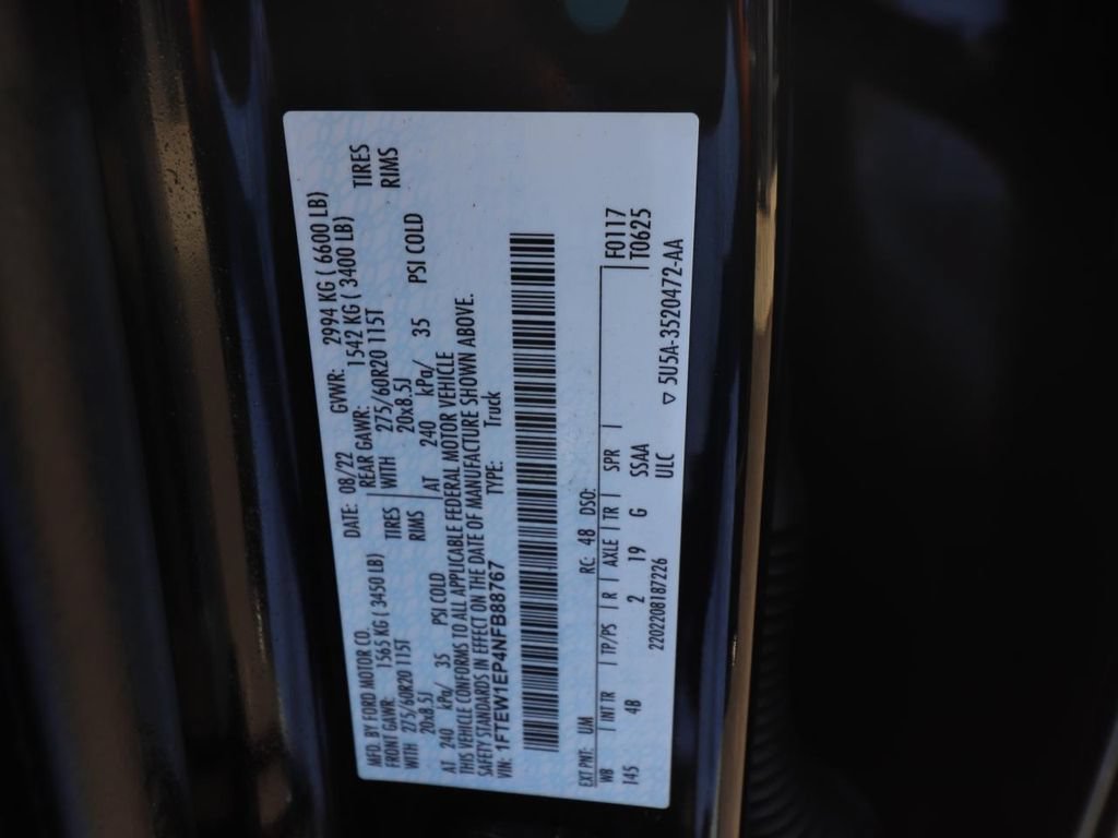 Certified 2022 Ford F150 XLT w/ Equipment Group 302A High AWD/4WD image 26