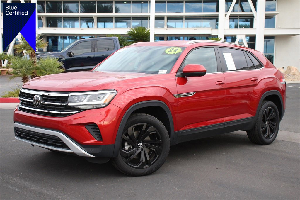 Used 2023 Volkswagen Atlas Cross Sport SE w/ Black Wheel Package