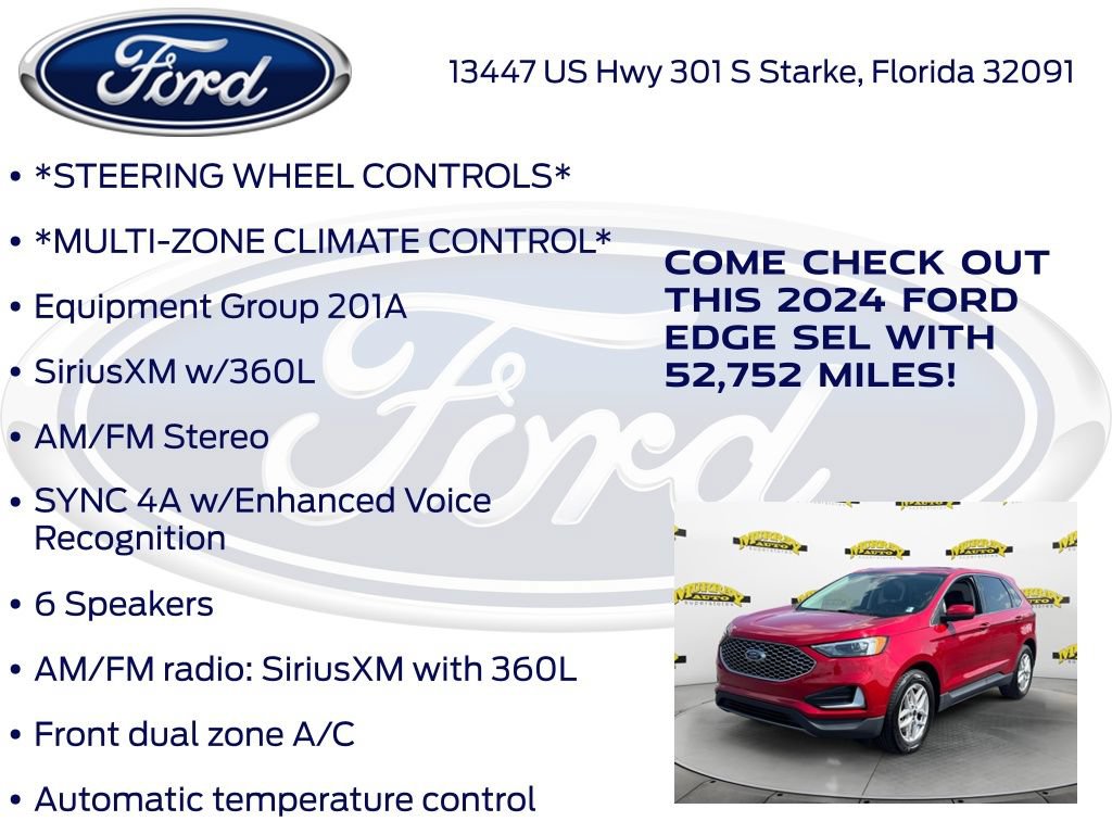 Certified 2024 Ford Edge SEL AWD/4WD image 17