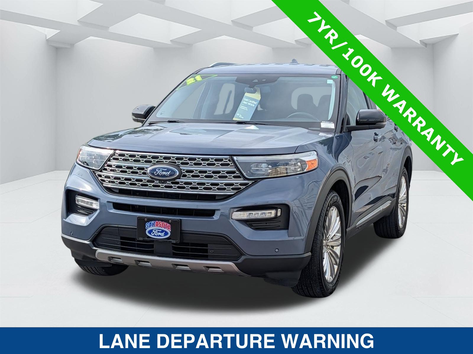 Certified 2021 Ford Explorer Limited w/ Equipment Group 301A RWD image 8