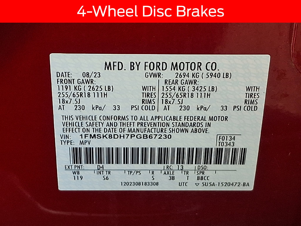 Certified 2023 Ford Explorer XLT w/ Equipment Group 202A AWD/4WD image 27