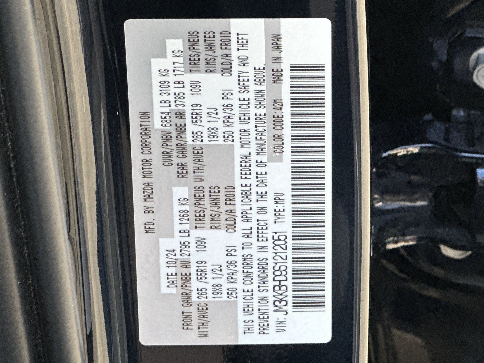Used 2025 MAZDA CX-90 3.3 Turbo w/ Preferred Package AWD/4WD image 29