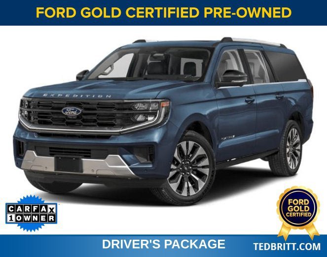 Certified 2025 Ford Expedition Max Platinum w/ Driver's Package AWD/4WD image 1