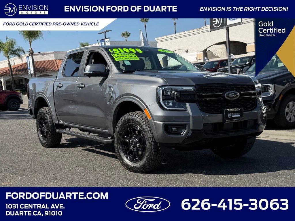 Certified 2025 Ford Ranger Lariat w/ FX4 Off-Road Package