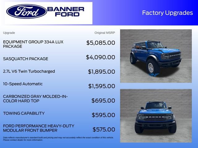Certified 2022 Ford Bronco Badlands AWD/4WD image 4