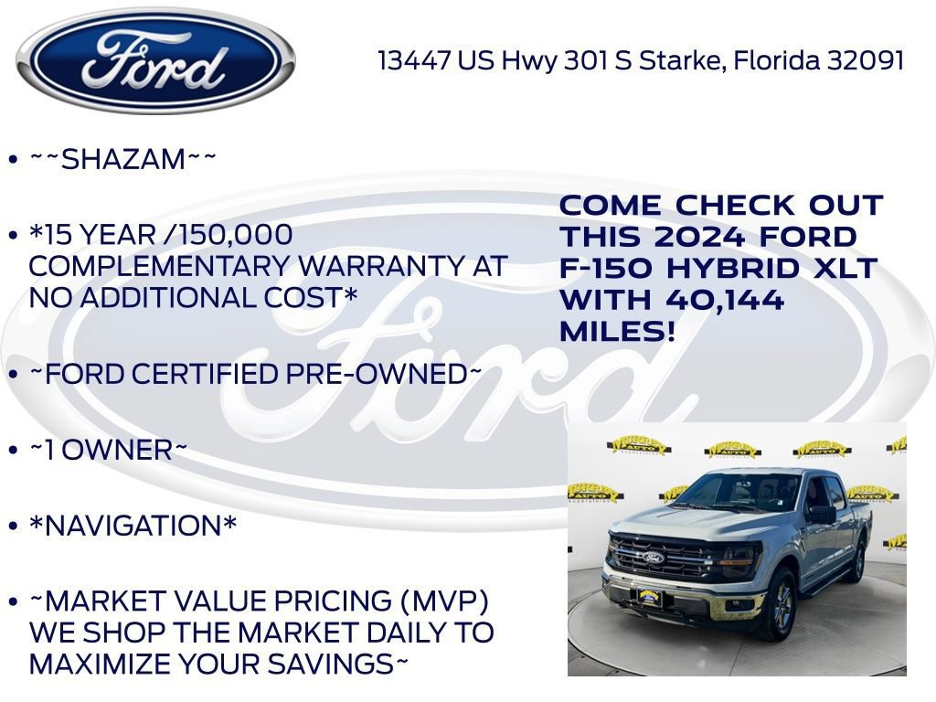 Certified 2024 Ford F150 XLT w/ Mobile Office Package image 10
