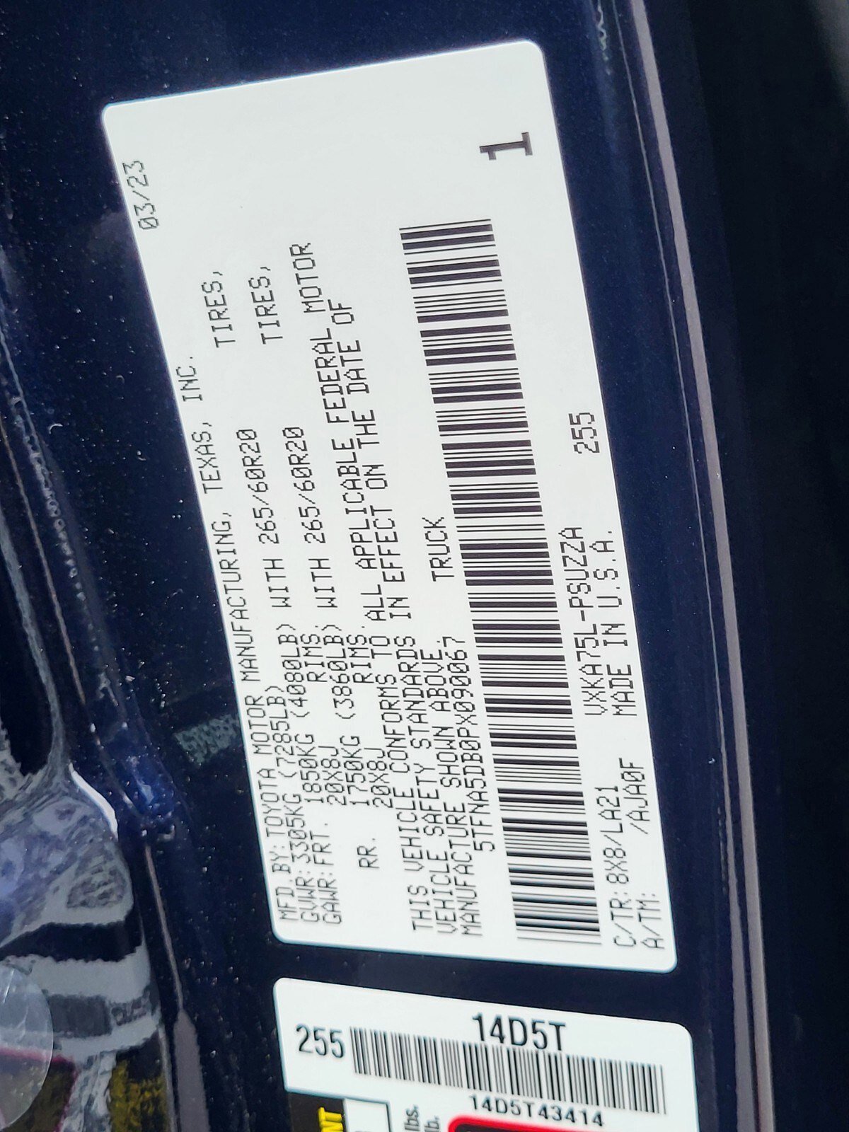 Used 2023 Toyota Tundra Platinum image 34