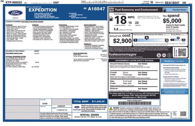 Certified 2025 Ford Expedition Active AWD/4WD image 6