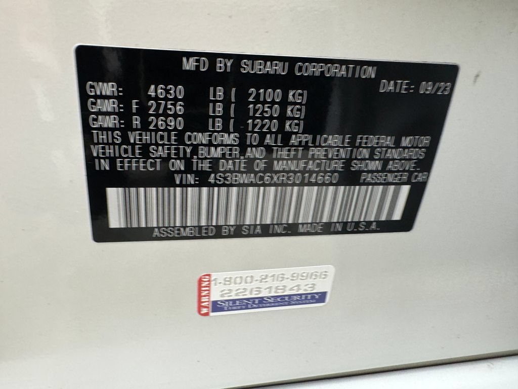 Used 2024 Subaru Legacy Premium AWD/4WD image 31