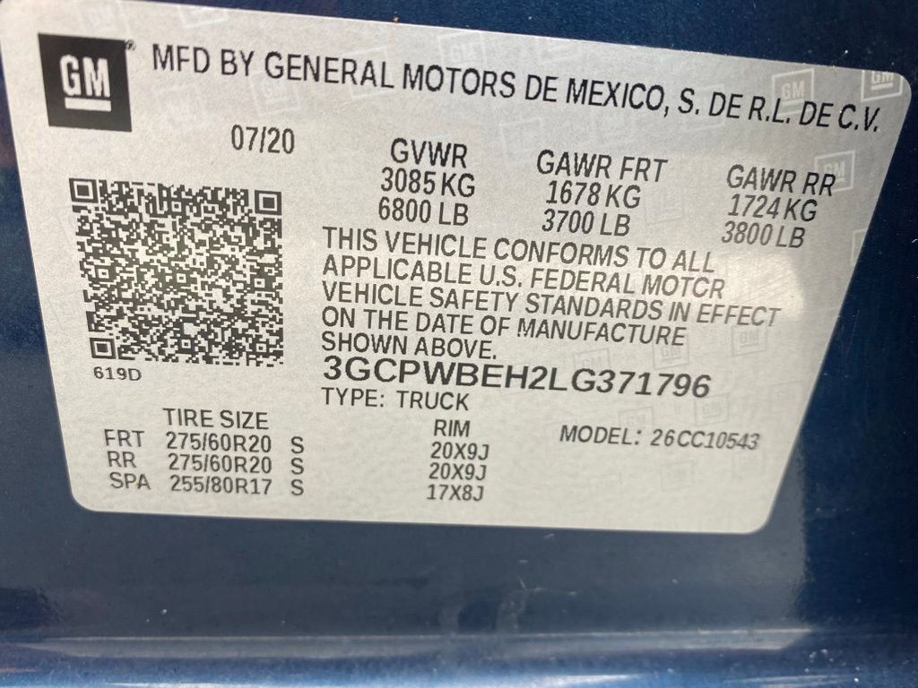 Used 2020 Chevrolet Silverado 1500 Custom w/ Custom Value Package image 31