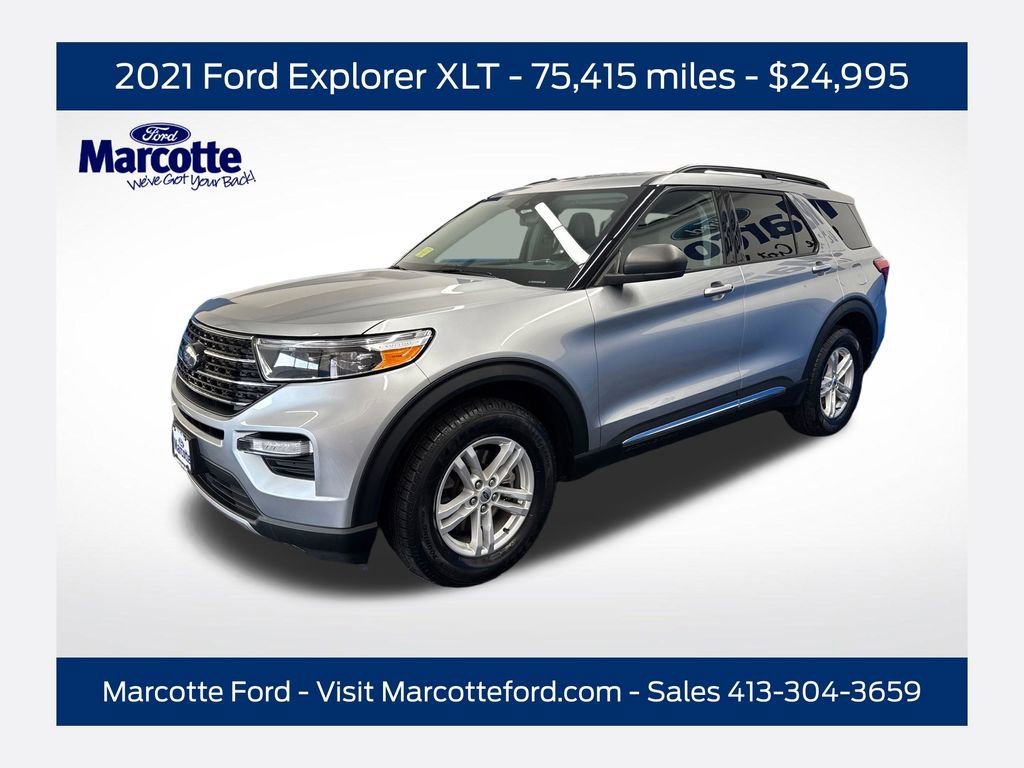 Certified 2021 Ford Explorer XLT w/ Equipment Group 202A AWD/4WD 360° Tour