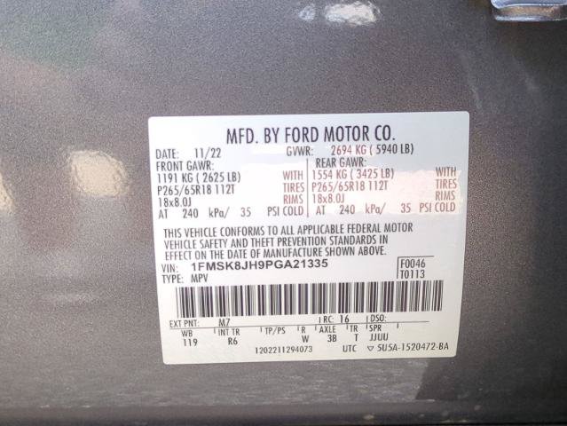Certified 2023 Ford Explorer Timberline w/ Timberline Technology Package AWD/4WD image 30