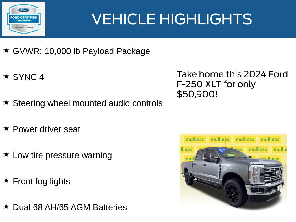 Certified 2024 Ford F250 XLT AWD/4WD image 22