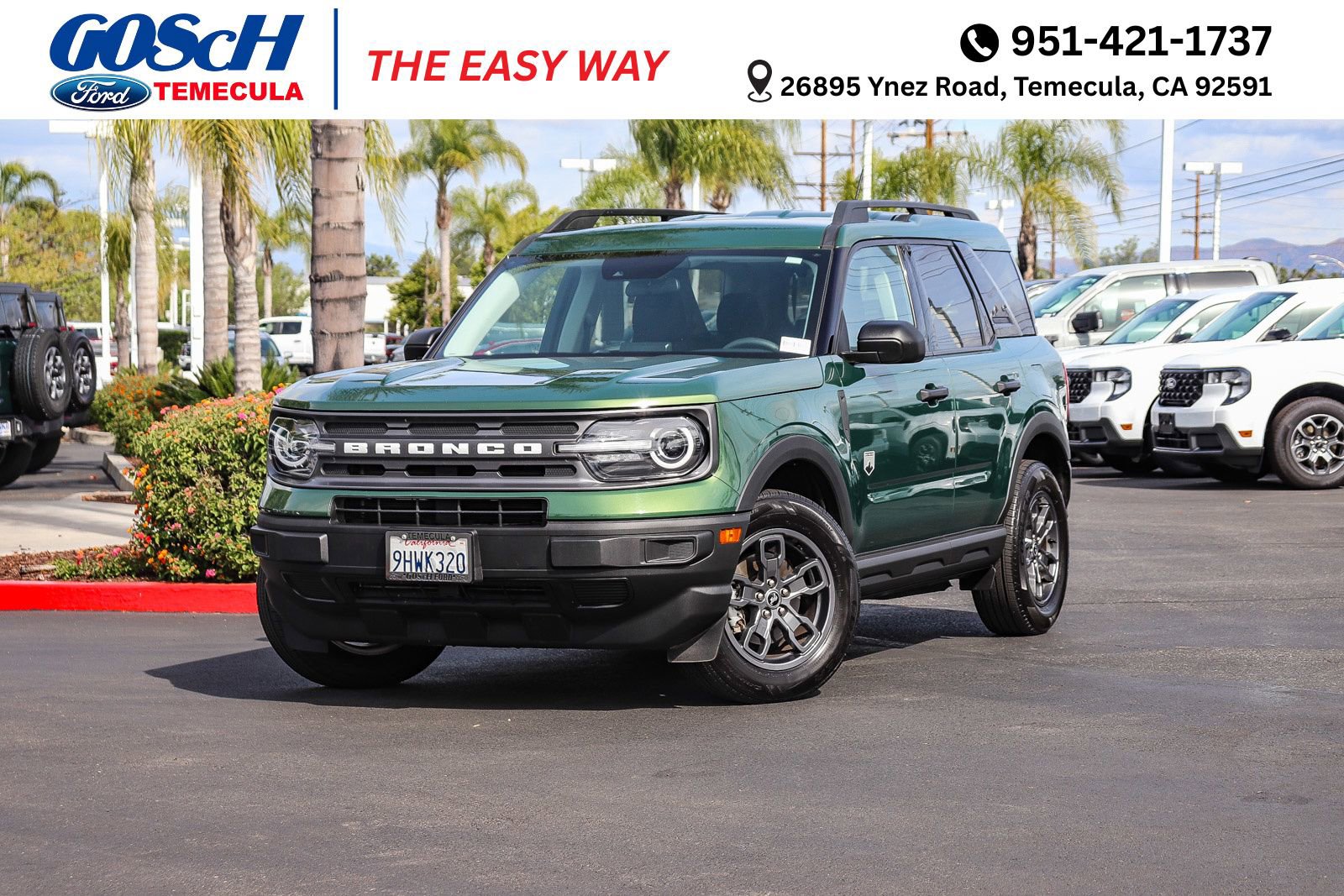 Certified 2023 Ford Bronco Sport Big Bend