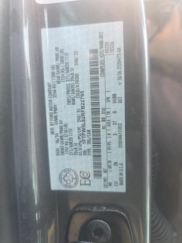 Certified 2024 Ford F150 Lariat AWD/4WD image 14