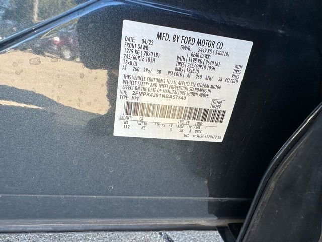 Certified 2022 Ford Edge SEL w/ Sport Appearance Package image 22