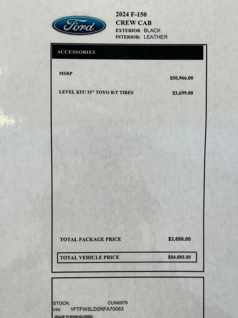Certified 2024 Ford F150 Lariat w/ Equipment Group 502A High AWD/4WD image 4