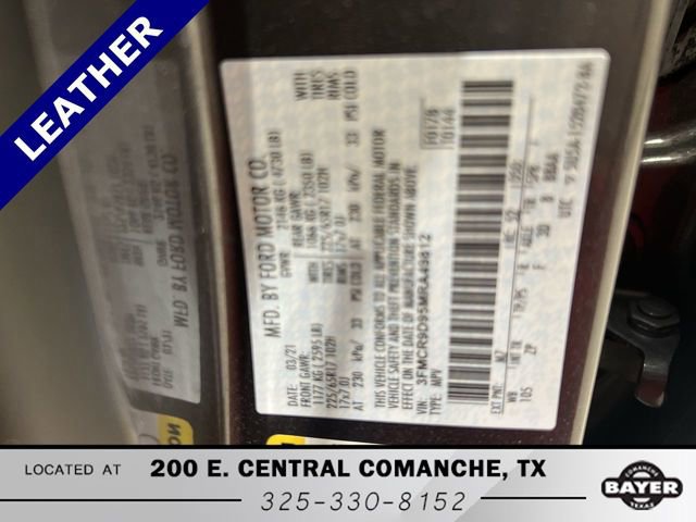 Certified 2021 Ford Bronco Sport Badlands w/ Badlands Package image 31